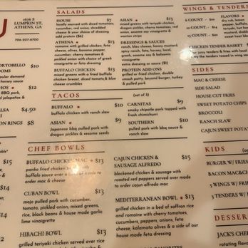 The Local 706 - Menu - Bars Near Me - Athens, Georgia