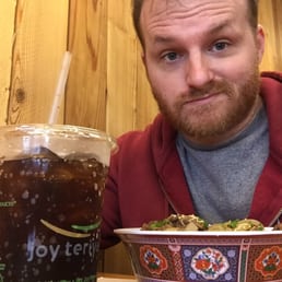 That's my ugly mug about to chow down on some great food!