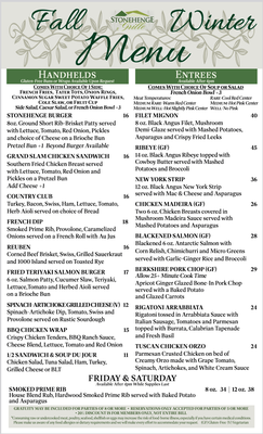 Menu photo 2 Stonehenge Grille Crossville, TN