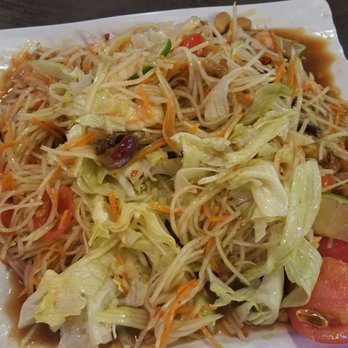 Ocean Blue Oyster Bar - Papaya salad, get mild spicy. So good, our second fave order - Seafood Near Me - Austin, Texas Ocean Blue Oyster Bar - Papaya salad, get mild spicy. So good, our second fave order - Seafood Near Me - Austin, Texas