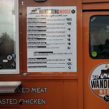 The Wandering Moose - Food Trucks Near Me - Raleigh, North Carolina The Wandering Moose - Food Trucks Near Me - Raleigh, North Carolina