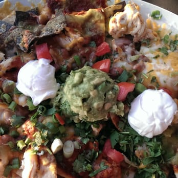 Yard House - Loaded plate of chicken nachos!!!! Devoured in minutes practically!!!! - Bars Near Me - Long Beach, California