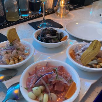 Kausa - Ceviche sampler - Peruvian Near Me - New York, New York Kausa - Ceviche sampler - Peruvian Near Me - New York, New York