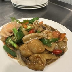 Veranda Kitchen & Bar  - Blue ocean seafood with ginger sauce