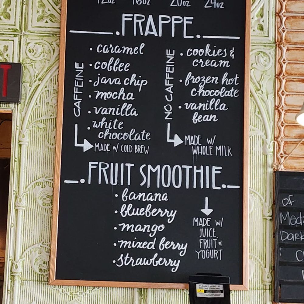 St. John's Coffeehouse - Menu1 - Coffee & Tea Near Me - Covington, Louisiana