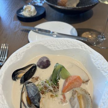 Old Hickory Steakhouse - Seafood chowder with coconut milk base - - Steakhouses Near Me - Chula Vista, California Old Hickory Steakhouse - Seafood chowder with coconut milk base - - Steakhouses Near Me - Chula Vista, California