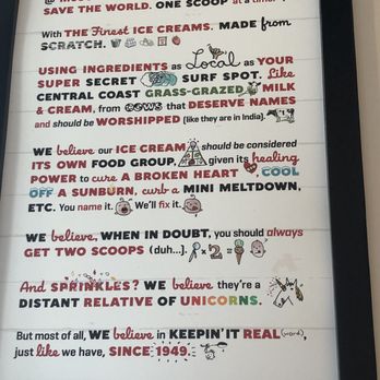 The Funk Zone - The great ice cream code of ethics! - Vinyl Records Near Me - Santa Barbara, California