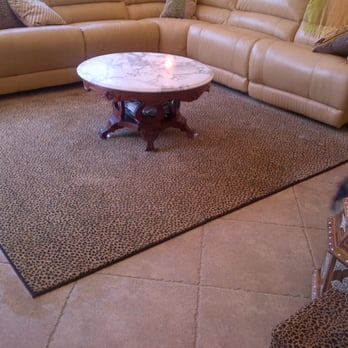 Riester's Carpet Service - The cleaned rug, still wet. He has a minimum charge of $100 but he only charged me $70.  After all, he has high end equipment. - Carpet Cleaning Near Me