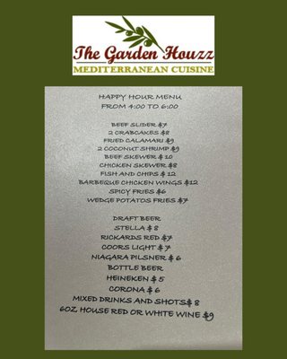 Menu photo 4 The Garden Houzz Port Colborne, ON