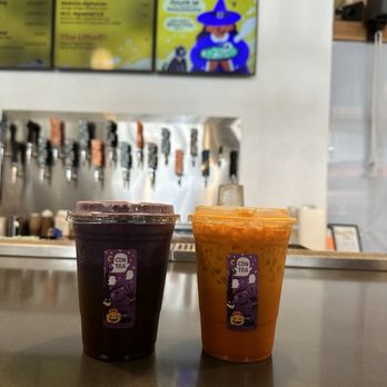 Contra Coffee & Tea - Left: Kuya Latte Left: That Orange Stuff - Coffee & Tea Near Me - Orange, California