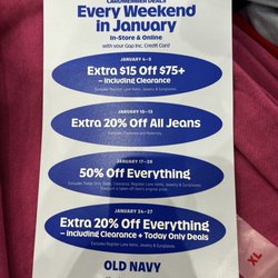 Old Navy - More sales to come!