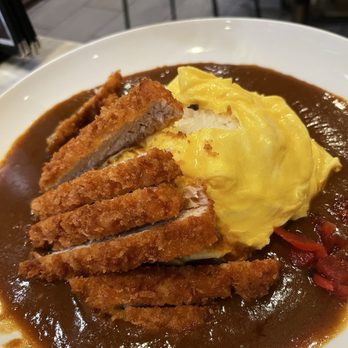 Tokyo Katsu Curry - Omelette pork katsu curry - Japanese Curry Near Me - Costa Mesa, California