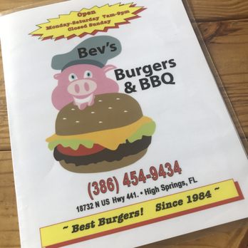 Bev's Burger Cafe - Burgers Near Me - High Springs, Florida