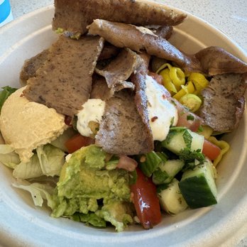 Luna Grill Bedford - Build Your Own Bowl - Gyro - Mediterranean Near Me - Corona, California
