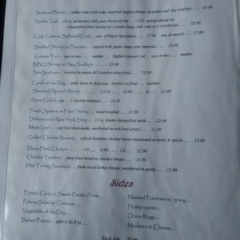 May's Seafood Restaurant - Menu - Seafood Near Me - Frederick, Maryland