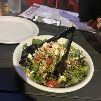Cane Rosso - capra salad - tomato, cherries, goat cheese, almonds - Pizza Near Me - Fort Worth, Texas Cane Rosso - capra salad - tomato, cherries, goat cheese, almonds - Pizza Near Me - Fort Worth, Texas