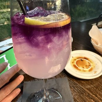 La Pasta - This was a lavender lemonade type drink my friend ordered, it was yummy. It too sweet and just a lil tart - Italian Near Me - Lynwood, California La Pasta - This was a lavender lemonade type drink my friend ordered, it was yummy. It too sweet and just a lil tart - Italian Near Me - Lynwood, California
