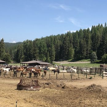 Bar W Guest Ranch - Horse corral - Horseback Riding Near Me - Whitefish, Montana Bar W Guest Ranch - Horse corral - Horseback Riding Near Me - Whitefish, Montana