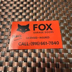 Fox Garage Doors & Gates - Business Card