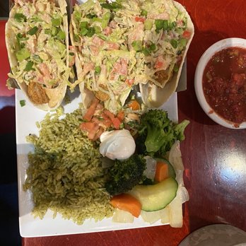 Shorty's Mexican Roadhouse - Shrimp po boy tacos, vegetable mix and lime rice - Mexican Near Me - Nashua, New Hampshire Shorty's Mexican Roadhouse - Shrimp po boy tacos, vegetable mix and lime rice - Mexican Near Me - Nashua, New Hampshire