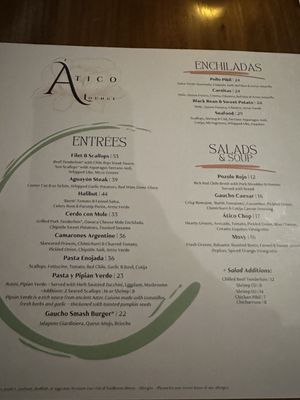 Menu photo 4 Atico Lounge Madison, WI