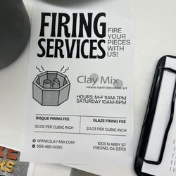 Clay Mix - Firing services!