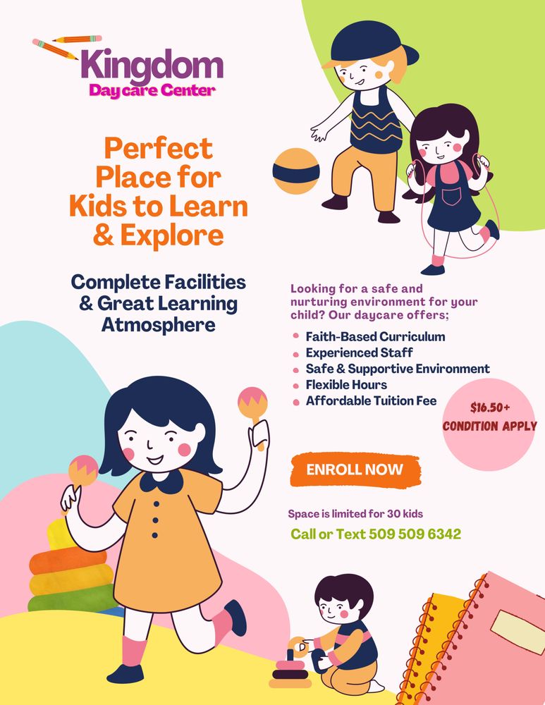 Kingdom Daycare - childcare center in Spokane, WA