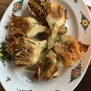 Osteria Morini - Fried artichoke blossoms - Italian Near Me - Washington, DC, District of Columbia Osteria Morini - Fried artichoke blossoms - Italian Near Me - Washington, DC, District of Columbia