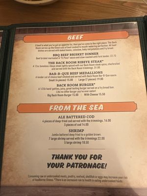 Menu photo 1 Nite Owl / Back Room Columbia Falls, MT Menu photo 1 Nite Owl / Back Room Columbia Falls, MT