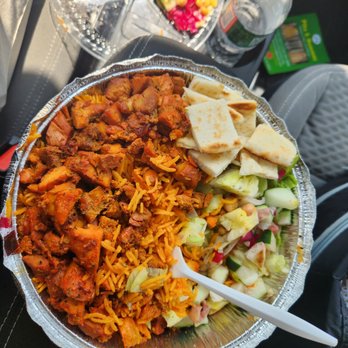 804 Halal Platters - Chicken over rice. - Mediterranean Near Me - Piscataway, New Jersey