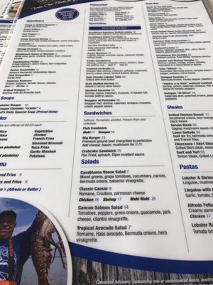 Menu photo 8 Casablanca Miami, FL