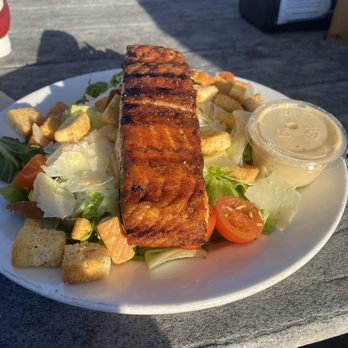 The Broken Oar - Caesar Salad with salmon - American Near Me - Glen Burnie, Maryland The Broken Oar - Caesar Salad with salmon - American Near Me - Glen Burnie, Maryland