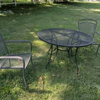 ProCutProPlow - Too much trouble to move a light table and chairs. - Landscaping Near Me - Stow, Ohio ProCutProPlow - Too much trouble to move a light table and chairs. - Landscaping Near Me - Stow, Ohio