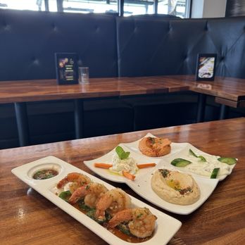 The Olive Restobar - Sweet & Spicy Shrimp Cold Mezza - Mediterranean Near Me - Downey, California The Olive Restobar - Sweet & Spicy Shrimp Cold Mezza - Mediterranean Near Me - Downey, California