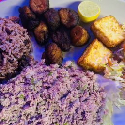 a plate of food