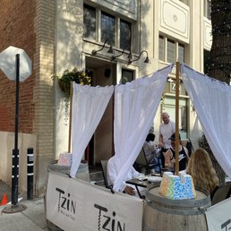 Outside dining
