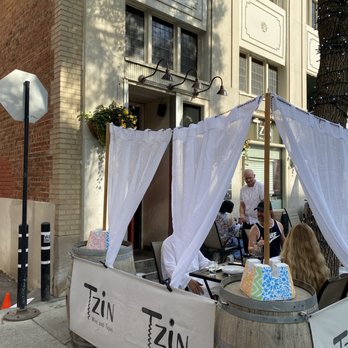 Tzin Wine & Tapas - Outside dining - Wine Bars Near Me - Edmonton, Alberta