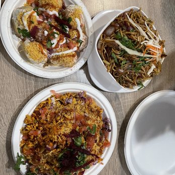 Honest - Bhel Dahi Puri Vegetable Hakka Noddle - Indian Near Me - Lowell, Massachusetts