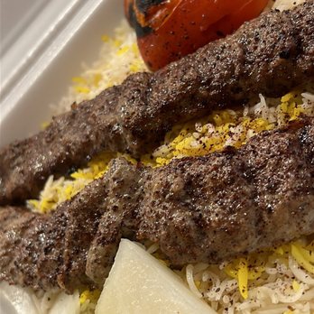 Caspian Grill - Beef Koobideh and Rice - Persian/Iranian Near Me - Austin, Texas Caspian Grill - Beef Koobideh and Rice - Persian/Iranian Near Me - Austin, Texas