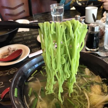 King Noodle House - Spinach Noodles in Chicken broth with roasted Duck and Vegetables. - Chinese Near Me - Everett, Washington King Noodle House - Spinach Noodles in Chicken broth with roasted Duck and Vegetables. - Chinese Near Me - Everett, Washington