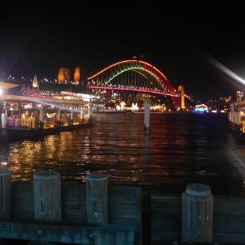 Vivid Sydney - View of Sydney Harbour Bridge from Circular Quay - Vivid - Festivals Near Me Vivid Sydney - View of Sydney Harbour Bridge from Circular Quay - Vivid - Festivals Near Me