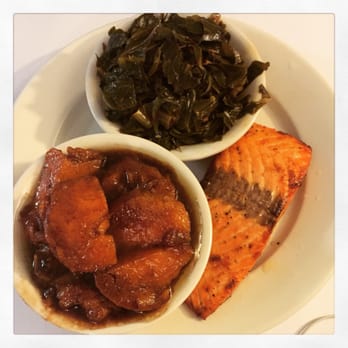 SuggarPlums - Salmon with sides - Soul Food Near Me - New Rochelle, New York SuggarPlums - Salmon with sides - Soul Food Near Me - New Rochelle, New York