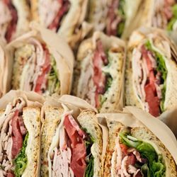 Carbon Kitchen & Market - Turkey Pastrami Sandwiches for a catering order