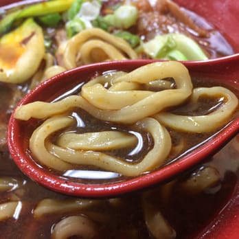 Corner Beef Noodle House - Close up of the delicious noodlesssss - Taiwanese Near Me - El Monte, California Corner Beef Noodle House - Close up of the delicious noodlesssss - Taiwanese Near Me - El Monte, California