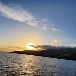 Maalaea Harbor - Sunset over Maui