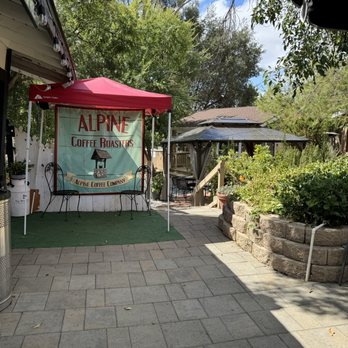 The Well Cafe - Alpine Coffee Roasters - Outside seating - Coffee Roasteries Near Me - Alpine, California