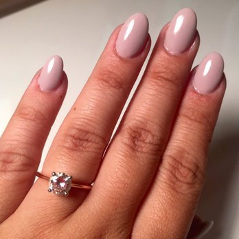 Pro Nails 1 - Almond shaped acrylics with gel polish. Love! - Nail Salons Near Me - Hialeah, Florida