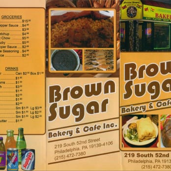 Brown Sugar Bakery & Cafe - Menu & Prices as of April 2011 - Bakeries Near Me - Philadelphia, Pennsylvania Brown Sugar Bakery & Cafe - Menu & Prices as of April 2011 - Bakeries Near Me - Philadelphia, Pennsylvania