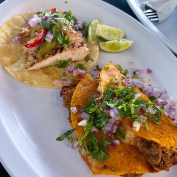 Los Marquez Tacos - 1 chicken fajita taco and 1 birra taco - Mexican Near Me - Rockwall, Texas Los Marquez Tacos - 1 chicken fajita taco and 1 birra taco - Mexican Near Me - Rockwall, Texas