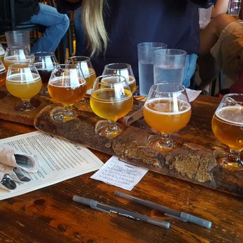 Arizona Wilderness Brewing - Beer flight x3. - Breweries Near Me - Gilbert, Arizona
